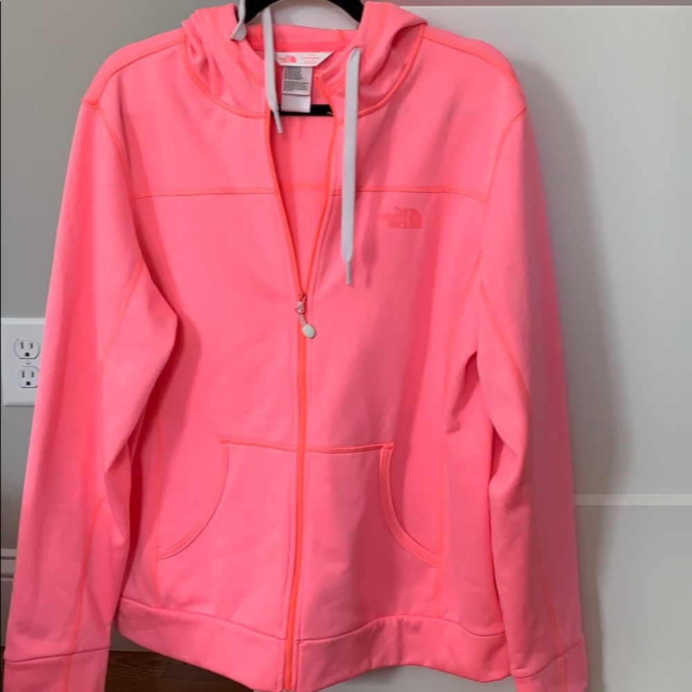 Fluorescent North Face Zip Up